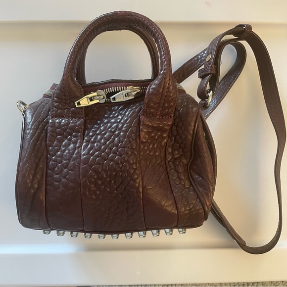 Alexander Wang Handbags - Alexander Wang Burgundy Mini Rockie